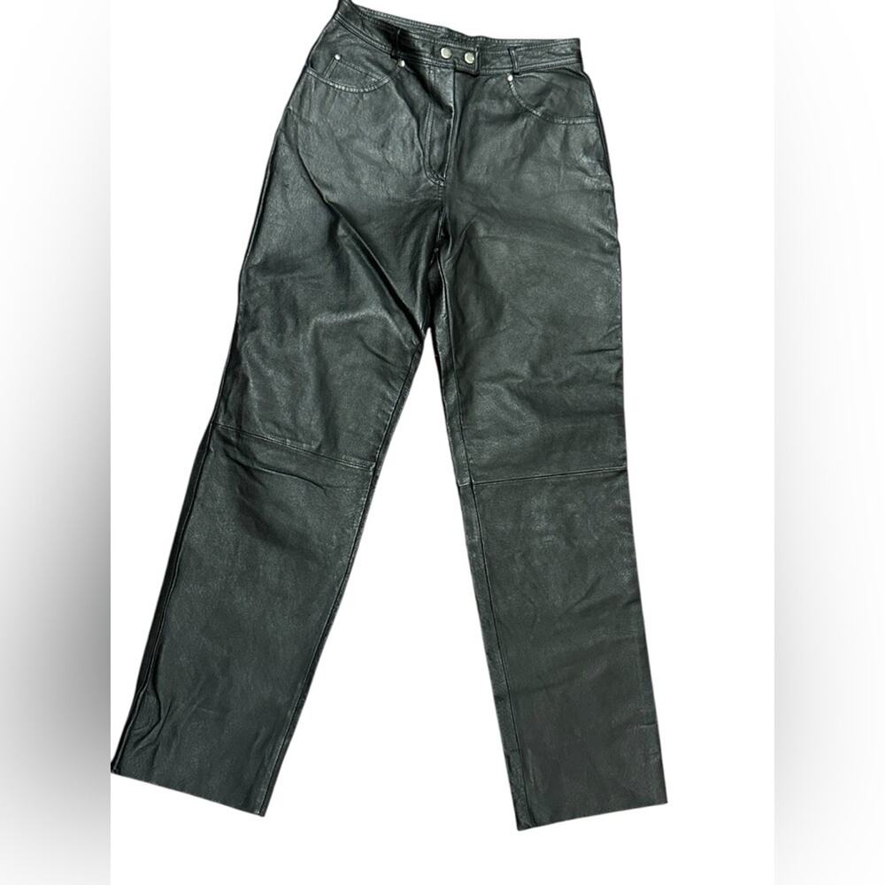 Guide Gear Women’s Size 8 Black Leather fully Lined Pants